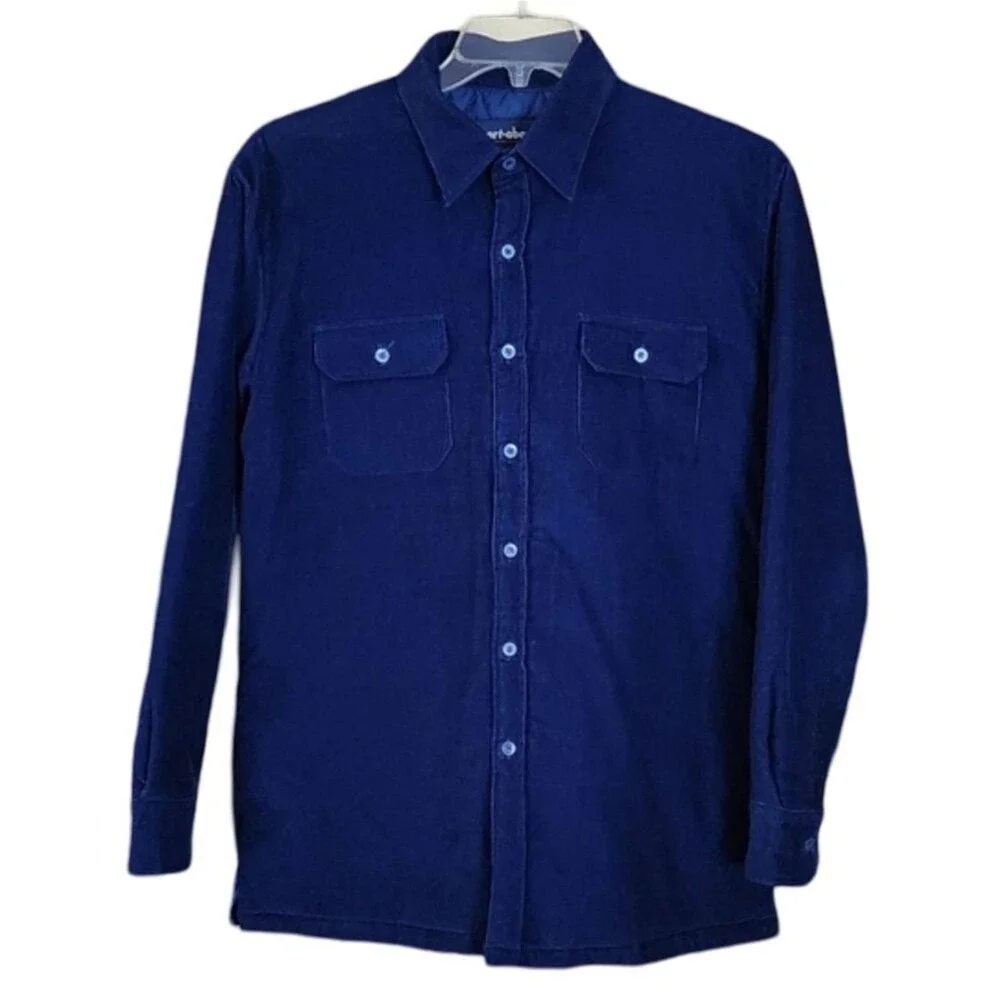 Sport-abouts Big Yank Navy Corduroy Shirt Jacket Men's Large